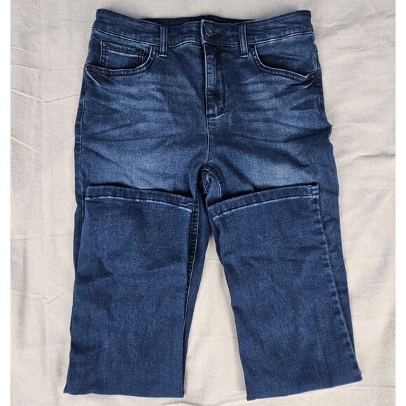Jones New York Signature Women’s SZ 4 Lexington Straight Jeans Stretch Med Wash - Picture 1 of 16